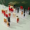 Transparenter Lippenstifthalter Mehrfachgitter Nummer Damen Make-up-Organizer Aufbewahrungsbox Lippenstift-Display Kosmetik-Schmuck-Organizer-Box