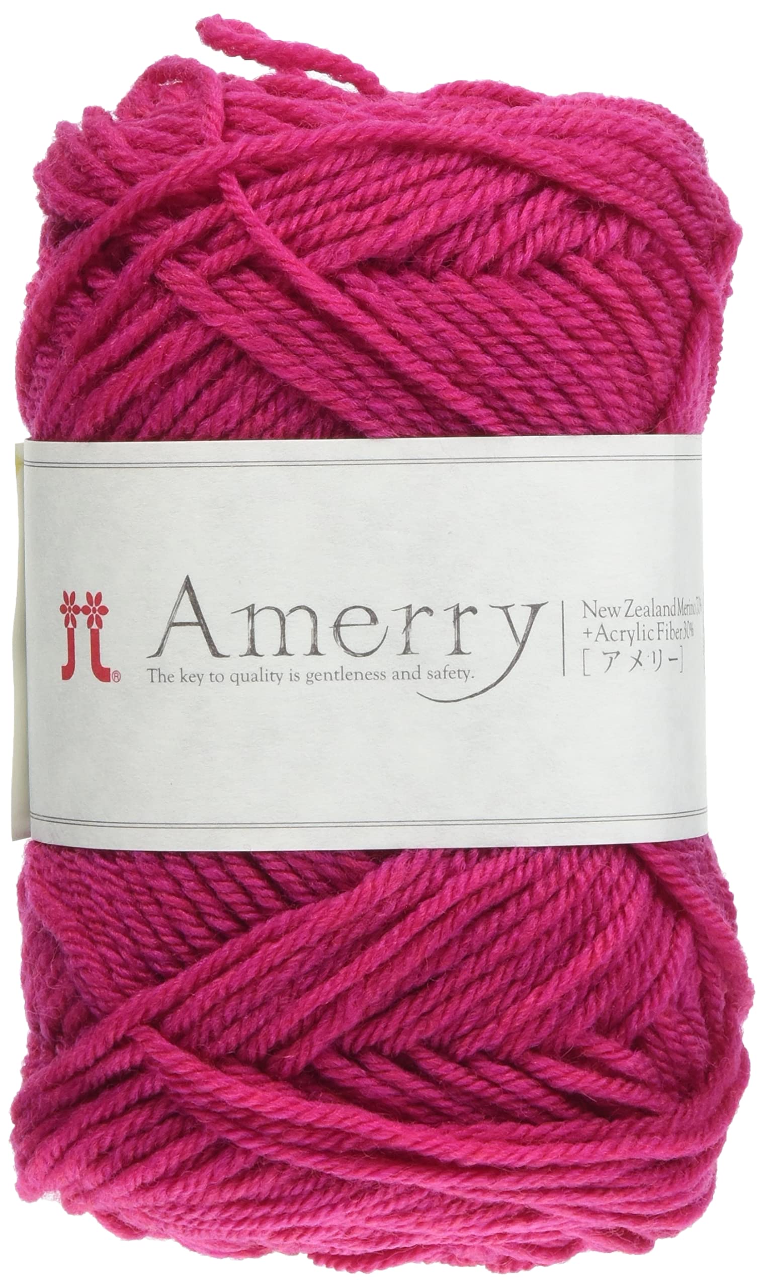 

Hamanaka Amery Yarn Medium Thick Pink 40g 110m 5 balls set 2261 col.32 Approx.