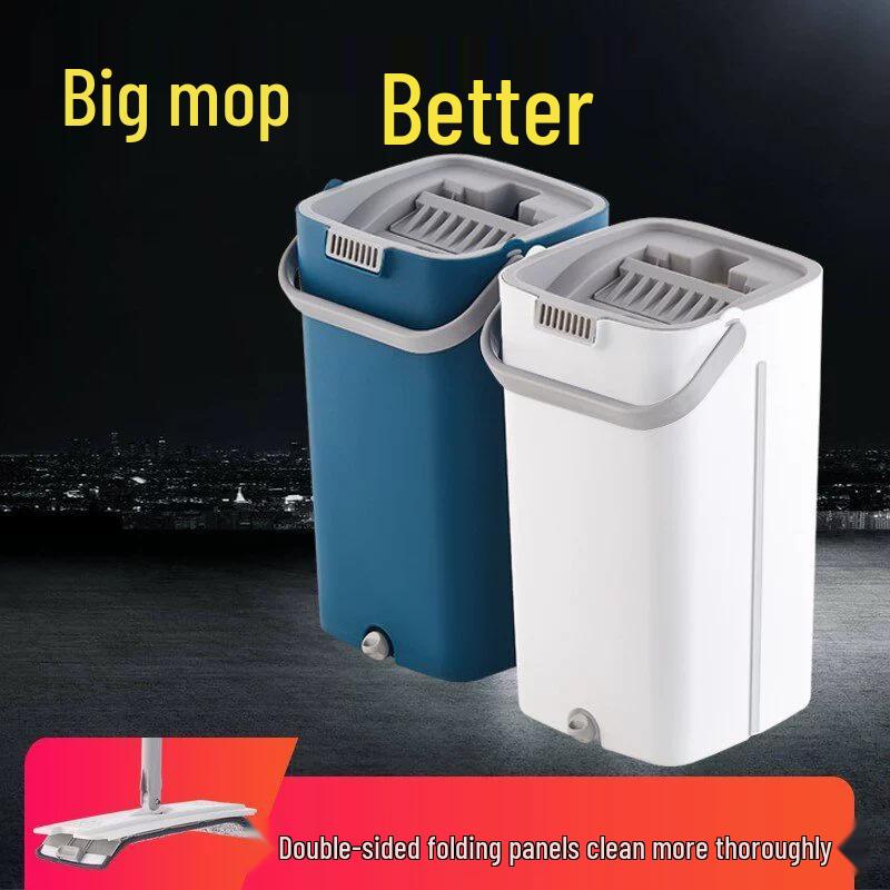 

Ленивая Чистая Швабра: Швабра с ведром и разделением воды на чистую и грязную 1 bucket, 1 mop, 4 cloths (recommended)