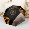 Galatasaray1 Customizable Name Umbrella Outdoor Automatic Umbrella Compact 8-Rib Lightweight Lightweight All-Season Travel Outdoor Accessory