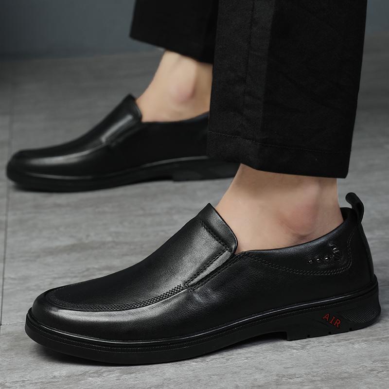 Fashion Comfortable Penny Driving Moccasin Men's Genuine Leather Loafers Slip-On Dress Shoes Casual Business Shoes for Men Classic Flats