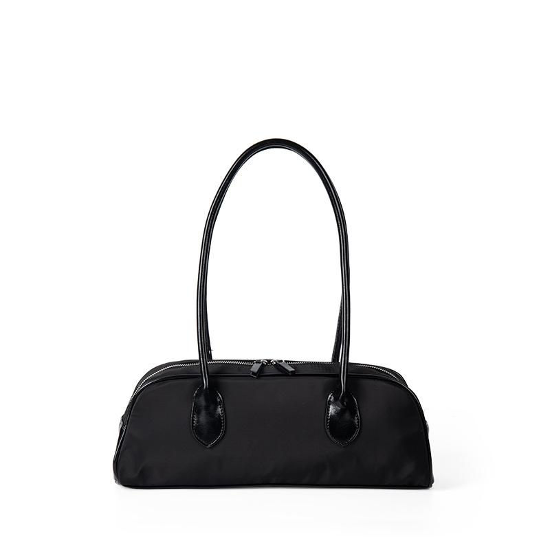 Vintage Underarm Baguette Bag Velcro Shoulder Bag Work Commute Tote