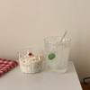 Simple High Borosilicate Heat-Resistant Glass Transparent Coffee Cup Cold Drink Water Cup Pudding Cup