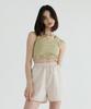 Debiweeo Anorak Elastic Waist Shorts Devi-B0066-Ivory