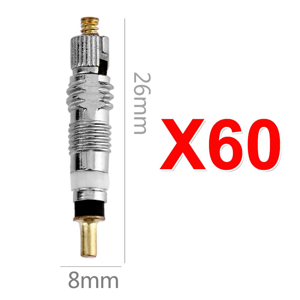 5-500PCS Silver Detachable Presta Valve Core Remove Tool Replacement for Bicycle MTB Road Bikes Brass Tubeless Core Repair Tools