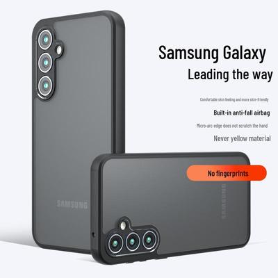 Samsung Galaxy A17 Qi Jia Mattierte Stoßfeste Handyhülle mit Vollständigem Objektivschutz