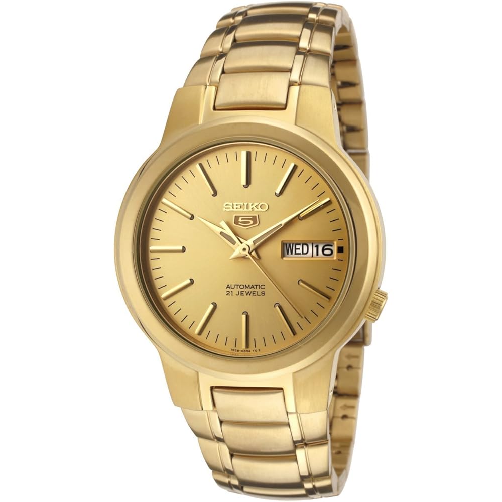 [Seiko] SEIKO 5 Watch, Automatic, Gold Dial, International Model SNKA10K1, Men s [Parallel Import]