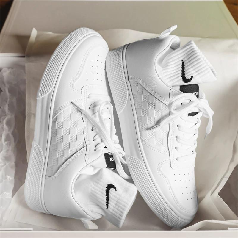 Men's Summer Breathable Sport Casual Shoes Small White Trendy Versatile Low Top EVA Sole Rubber Face Summer Shoe Men