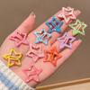 Y2K Dopamine Color Pentagram Small Hair Clip for Women & Kids - Cute Bangs & Side Hair Accessory