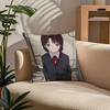 Anime E-Experiments L-Lain Pillow Case Comfort Sofa Bed Silky Elegant Invisible Zipper Custom Decorative Cushion Cover
