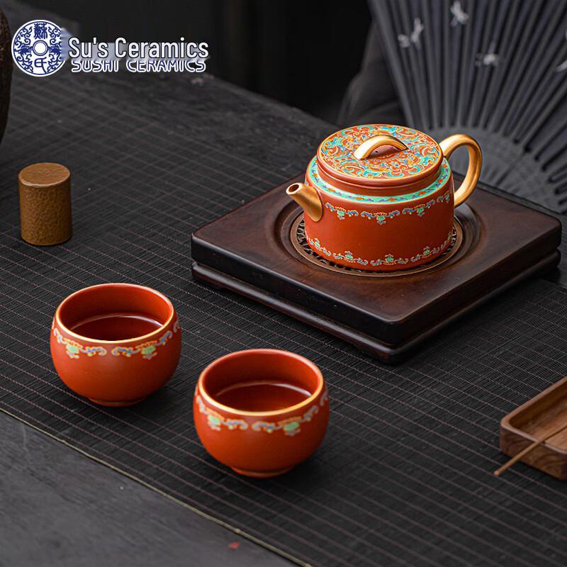 Su s Zisha Tea Set - Dunhuang Bodhisattva Flower