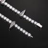 5mm Zircon Black Panther Tennis Chain Necklace - Trendy Hip Hop Jewelry with High-End Feel