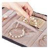 Portable Foldable Jewelry Organizer Soft Necklaces Storage Pouch  Jewelry Storage