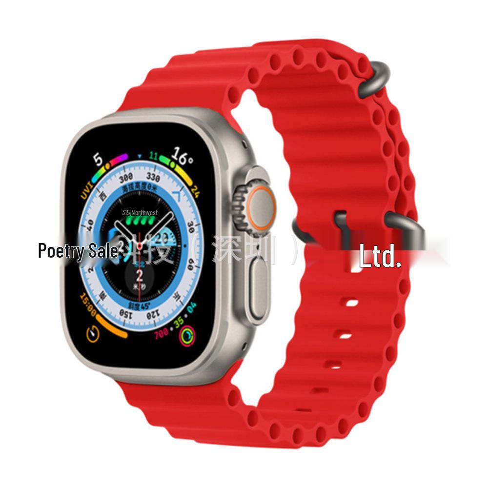 Apple Watch 11 Ultra Double Buckle Silicone Strap