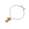 Artisanal Floral Pendant Necklace Adjustable Clavicle Chain Alloy Crafted Lightweight Versatile Jewelry Accessories