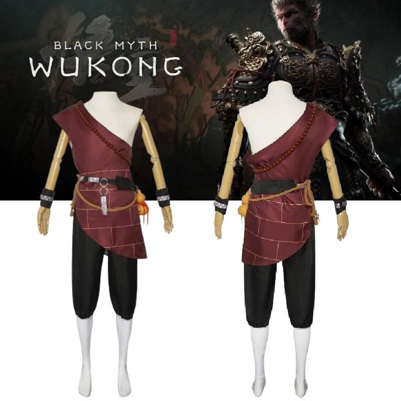 Myth Wukong Black Black Bear Spirit Cosplay Costume Game Role Play Halloween