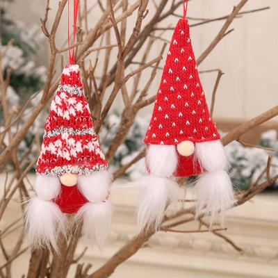 Weihnachten Kleine Stoff Anhänger Gesichtslosen Mann Zwerg Santa Claus Anhänger Kleine Geschenk