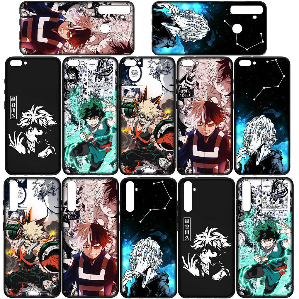 for Motorola Moto Edge 70 60 50 G54 G86 Samsung Galaxy S25 iPhone 17 16 15 Xiaomi Redmi Note 14 13 Pro Max Phone Case Cartoon My Hero Academia Cover