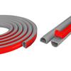 1pc 78.74in/118.11in Self Adhesive Curved Groove Floor Wire Cover Invisible Anti Extrusion Extension Wire Groove Protector