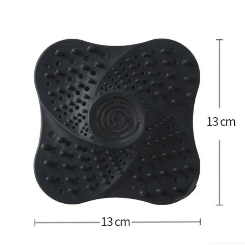 Shower Drain Covers with Sucker, Rubber Sink Strainer Drain Protector Hair Catcher for Kitchen and Bathroom