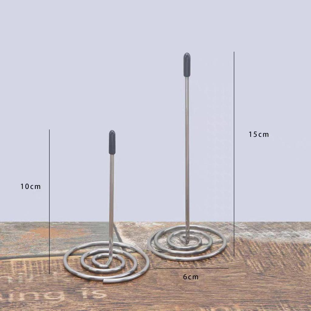 Schreibtisch-Beleghalter aus Edelstahl für Restaurant- und Take-away-Belege