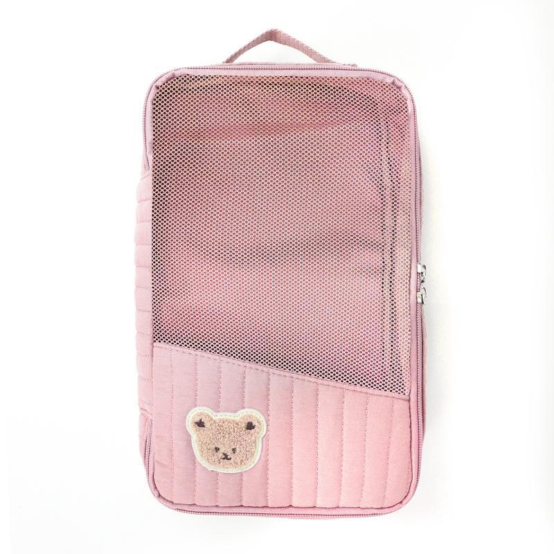 Cute Stroller Hanging Diaper Bag With Separate Storage For Baby Clothes And Diapers For Travel Change And Washing Use