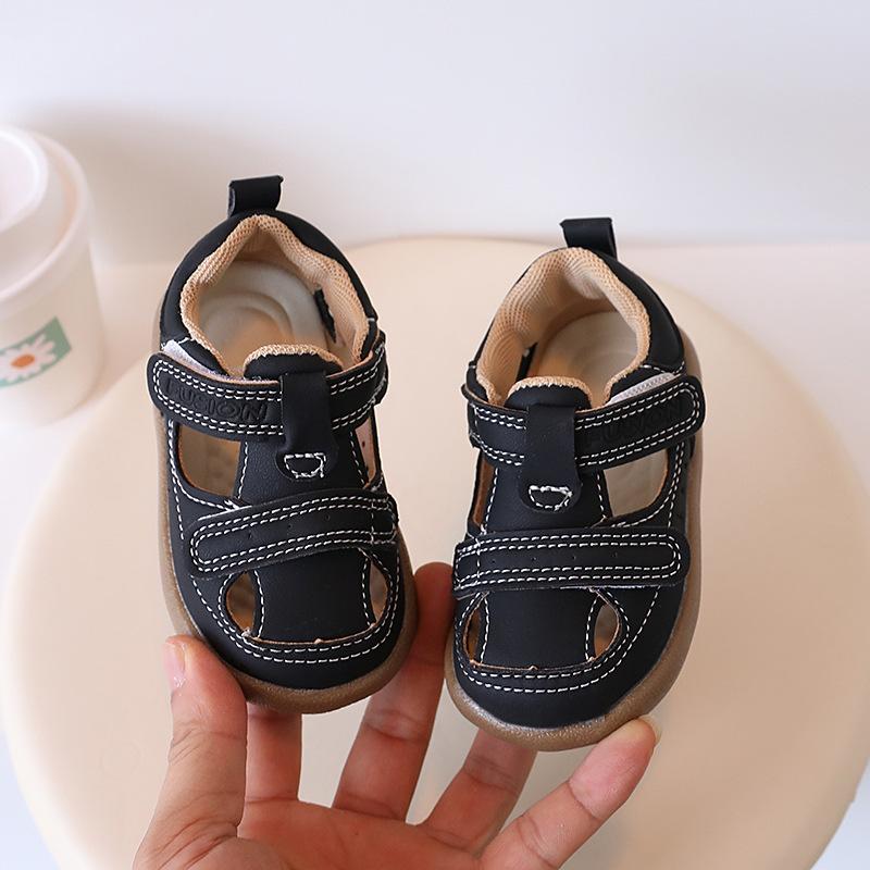 

Baby Shoes - Girls Sandals - Functional Shoes - Versatile Boys Soft-soled Learning Shoes 16 чёрный
