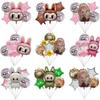 5 Buc Baloane Drăguțe Desen Animat Labubu Folie de Aluminiu Decorare Petrecere de Ziua Copilului Baby Shower Jucărie Gonflabilă