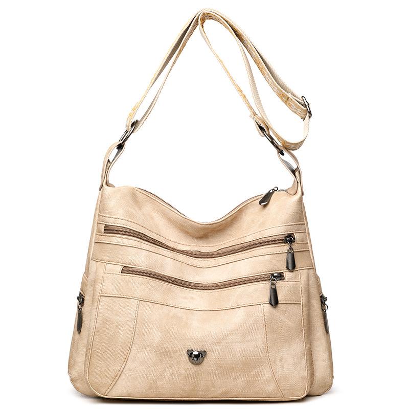 Multi Pocket Versatile Single Shoulder Crossbody Bag
