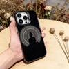 Buddha Art Pattern Phone Case For iPhone 17,16,15,14,13,12,11 Plus,Pro Max,XS,Colored Silver Plated Inside Cover