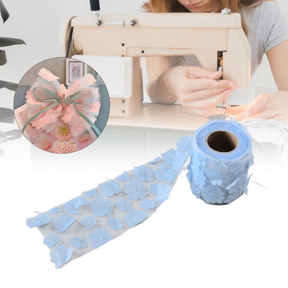 1pcs Printed Tulle Mesh Fabric Rolls 10yd Length Tulle Ribbon Spool Tulle Rolls DIY Crafts