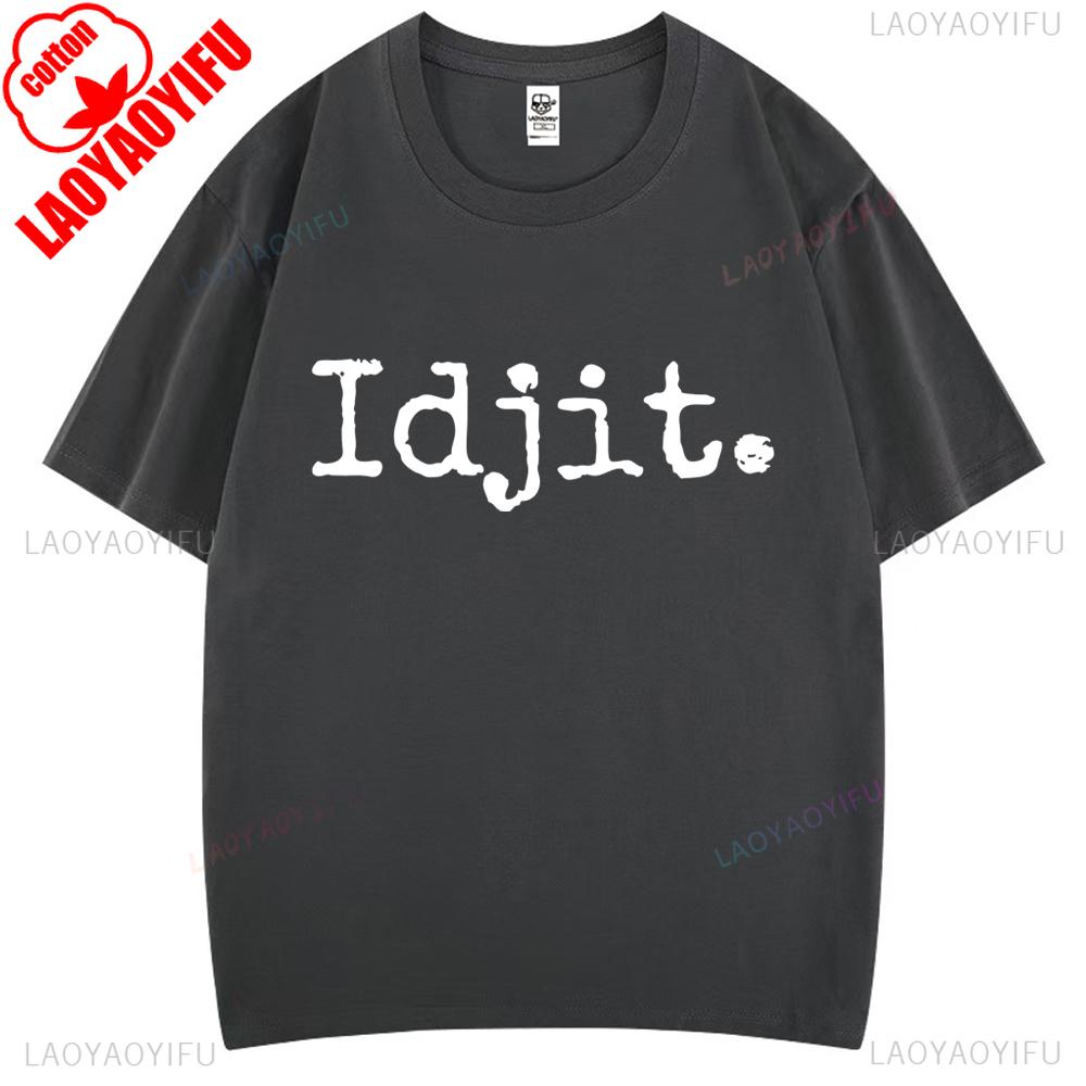 Vtipný Humor Jsem Obklopený Idjity Nadpřirozeno Bobby Singer Televizní Grafická Trička Žena Muž Vysoce Kvalitní Bavlněné Tričko Ležérní