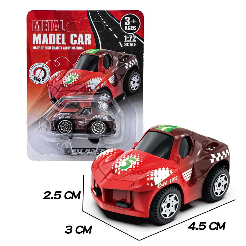 Water-Reactive Color-Changing Alloy Racing Car Model 1:60 Pull-Back Toy for Boys