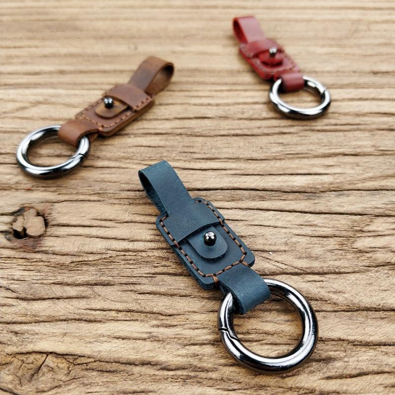 1 szt. Brelok samochodowy Ręcznie robiony skórzany brelok samochodowy Kreatywny brelok samochodowy