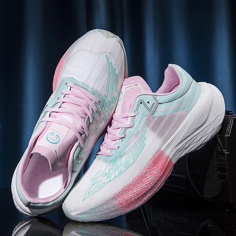 

Кроссовки для бега с амортизацией Carbon Plate для мужчин и женщин Breathalbe Athletic Sports Jogging Shoes Ultralight Training Sneakers для мужчин 34