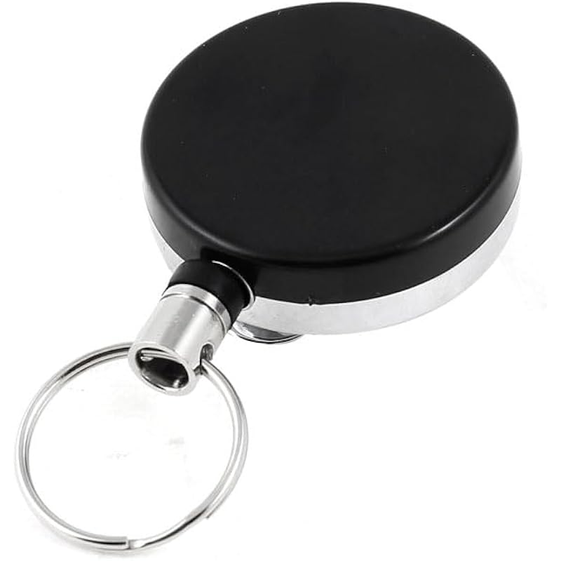 Accuprints Pack Of 5 Metal Badge Id Card Holders For Office Employee And Staff Retractable Yoyo Badge Reel Steel