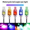 Motorcycle LED Linse Plate Light 2-Light Transparent Motorcycle Handle Light High Brightness Electric Motorcycle Modified