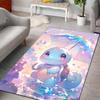 1PC Japanese Anime Pokémon Squirtle Print Rug Carpet for Living Room Children Bedroom Mat Sofa Doormat Home Decor Anti-Slip Mat