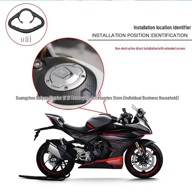 Aluminum Passenger Handrail for Yamaha YZF R1 Fuel Tank Modification