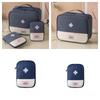4Pcs/set Portable Medical Storage Bag Camping Emergency First Aid Kit Organizer Home Outdoor Travel Bag Home Emergency Medicine kit Travel Storage Bag
