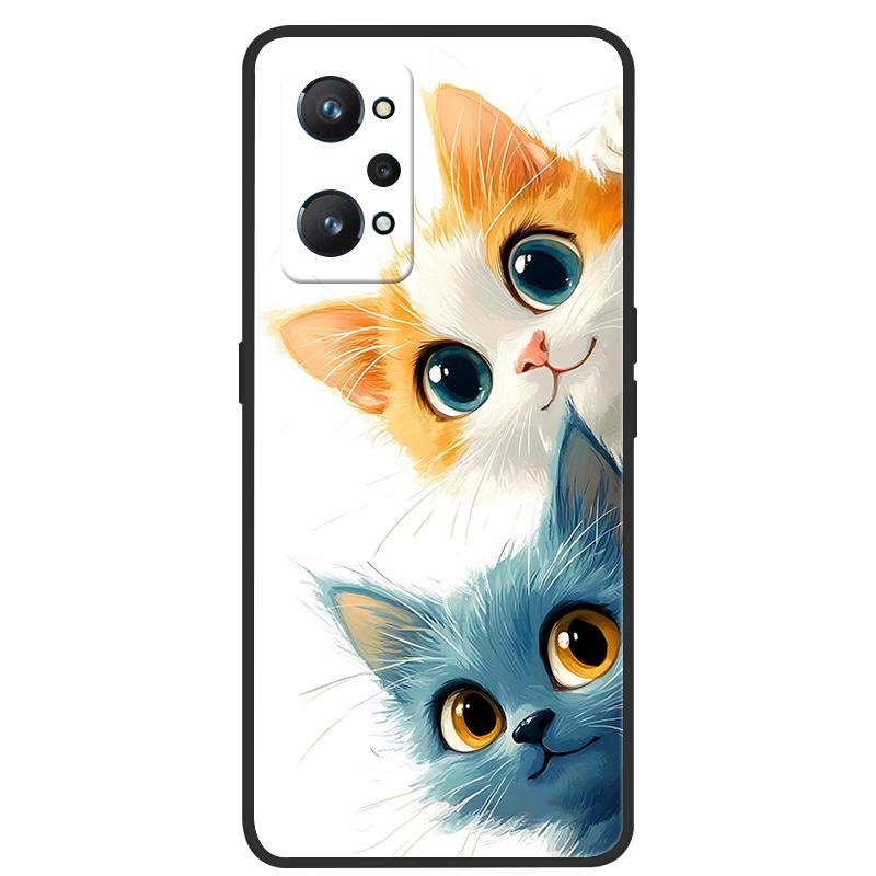 Voor Realme GT Neo 2 Hoesje Marmer Zacht Mat Siliconen Achterkant Cover Voor Realme GT Neo2 RealmeGT2 Neo2 3T Q5 Pro Volledige Telefoon Shell Capa