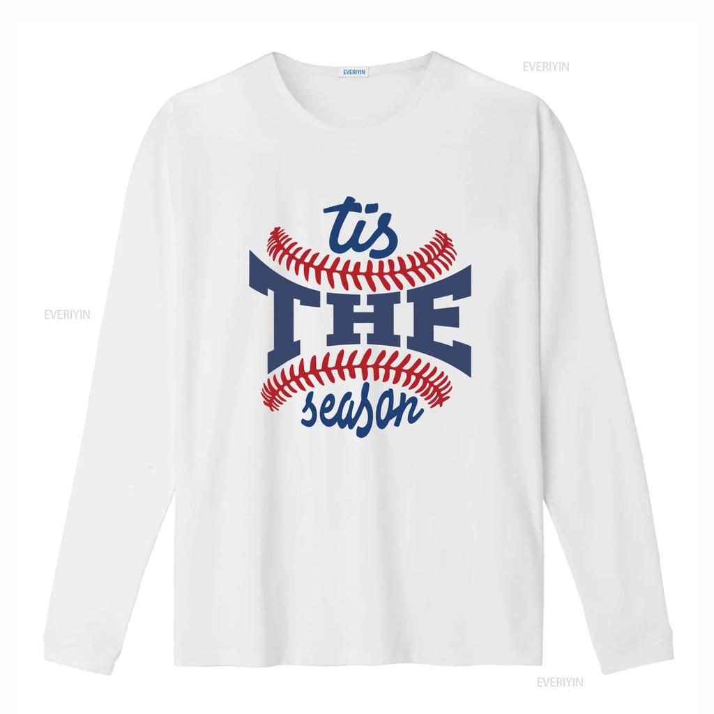 Tis The Season Baseball T Shirt player gifts mom shirts team womens stylish sweaT vintage Washed Slightly homme Casual