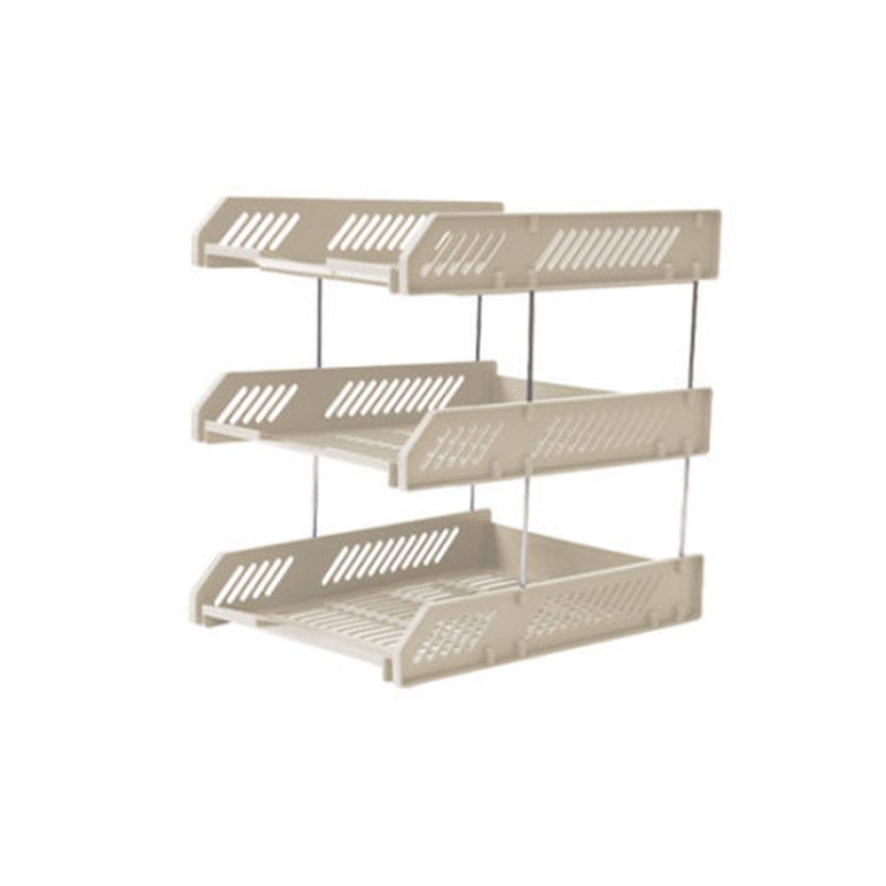 Stackable File Rack Vertical A4 File Tray New Letter Tray  for Home Office School