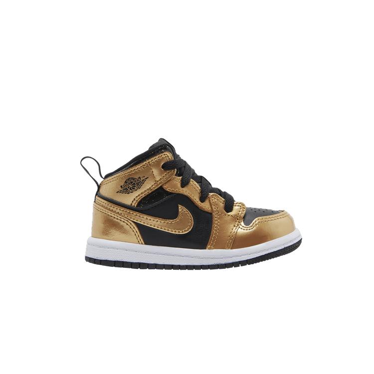 Air Jordan 1 Mid SE TD Metallic Gold Black 26