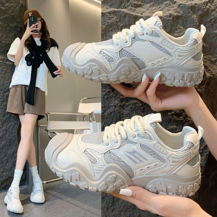 Spring and summer new ugly cute shoes dad shoes casual non-slip running sports outdoor hiking shoes