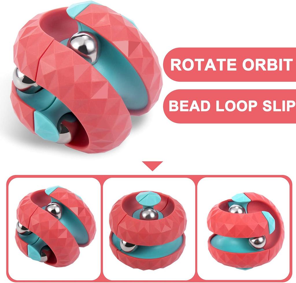 Orbit Ball Toy, Fidget Cubes Top Spinning Toy, as Stress Relief Gifts & Creative Decompression Toys