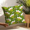 O-Orla Kiely Federa Floreale Decorazione Casa Soggiorno Federe in Lino Copricuscino