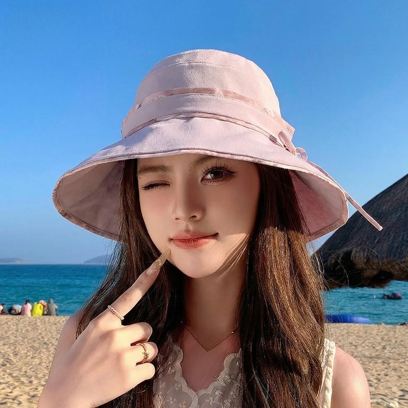 Summer Sun Protection Fisherman Hat With Large Brim For Outdoor Activities