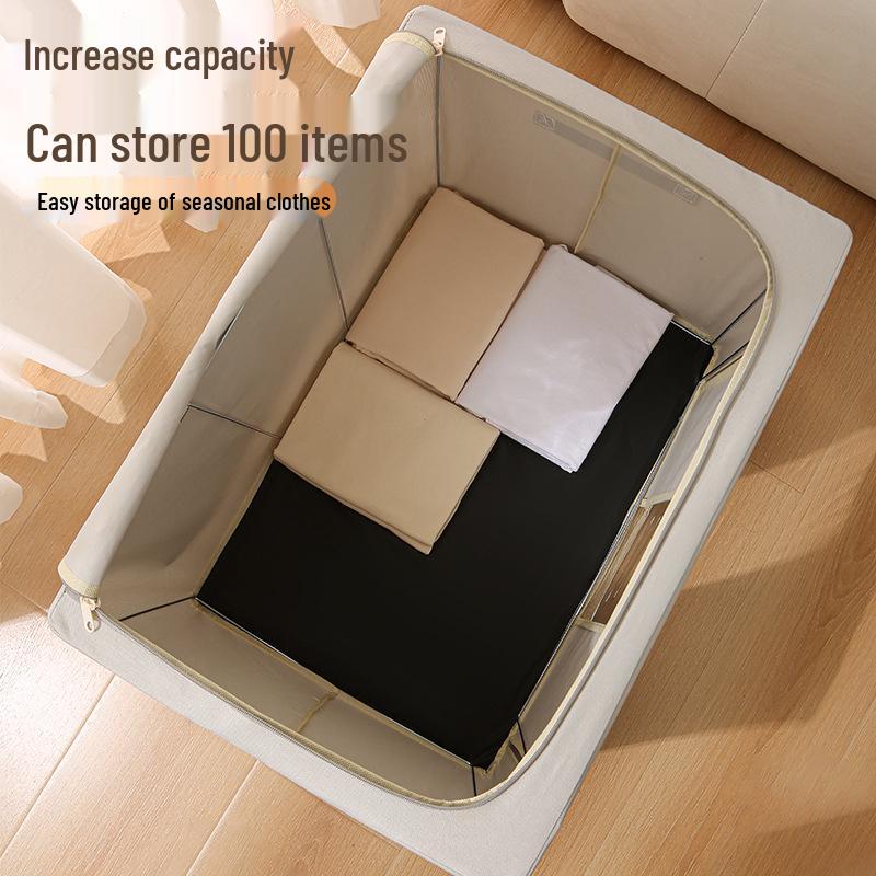 Foldable Waterproof Quilt Organizer with Large Capacity for Bedroom