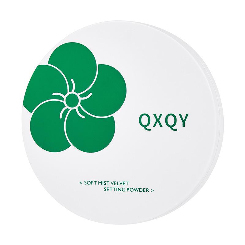 QXQY Velvet Setting Powder: Long-Lasting Matte Finish, Soft Focus, Enhances Skin Tone, Non-Cakey Formula.